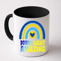Down Right Amazing Rainbow Down Syndrome Awareness Mug