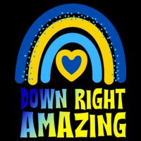 Down Right Amazing Rainbow Down Syndrome Awareness Mug