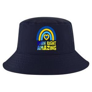 Down Right Amazing Rainbow Down Syndrome Awareness Cool Comfort Performance Bucket Hat