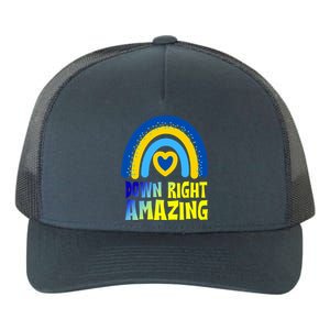 Down Right Amazing Rainbow Down Syndrome Awareness Yupoong Adult 5-Panel Trucker Hat