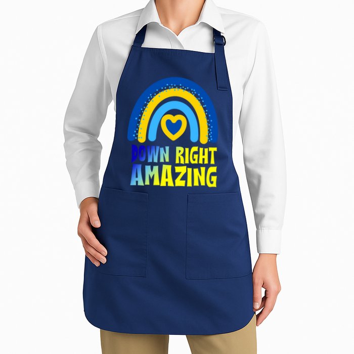 Down Right Amazing Rainbow Down Syndrome Awareness Apron