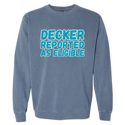 Decker Reported As Eligible Trendy Garment-Dyed Sweatshirt