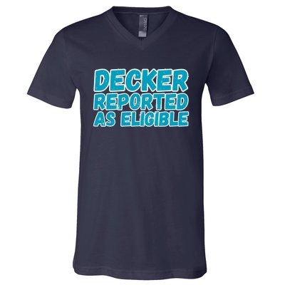 Decker Reported As Eligible Trendy V-Neck T-Shirt