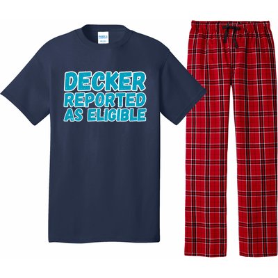 Decker Reported As Eligible Trendy Pajama Set