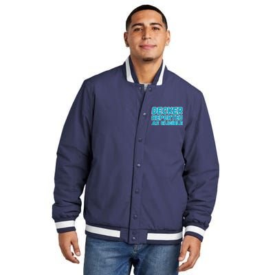 Decker Reported As Eligible Trendy Insulated Varsity Jacket