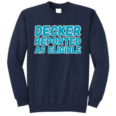 Decker Reported As Eligible Trendy Tall Sweatshirt