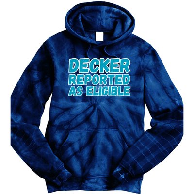 Decker Reported As Eligible Trendy Tie Dye Hoodie