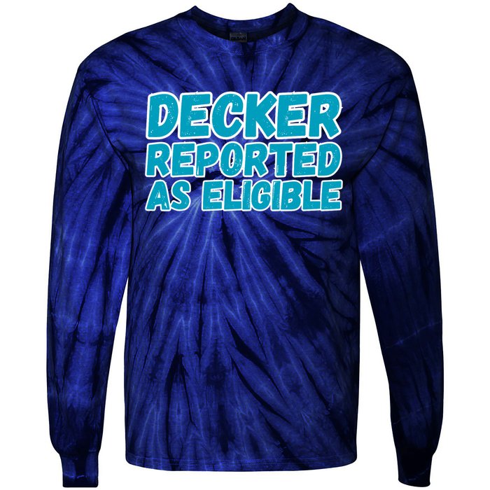 Decker Reported As Eligible Trendy Tie-Dye Long Sleeve Shirt