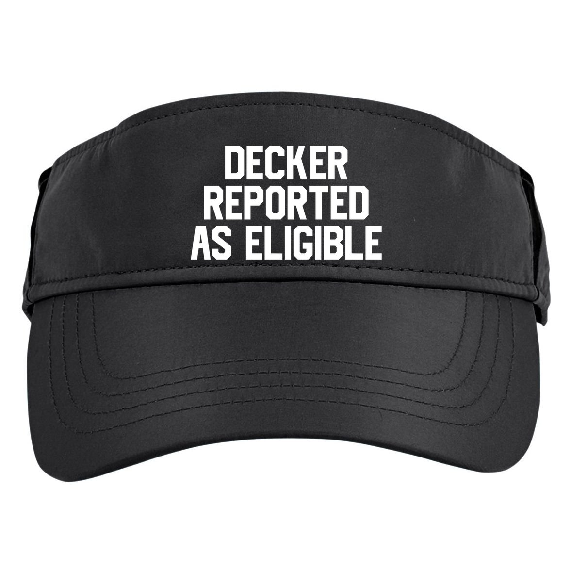 Decker Reported As Eligible Adult Drive Performance Visor