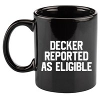 Decker Reported As Eligible 11oz C Handle Ceramic Mug