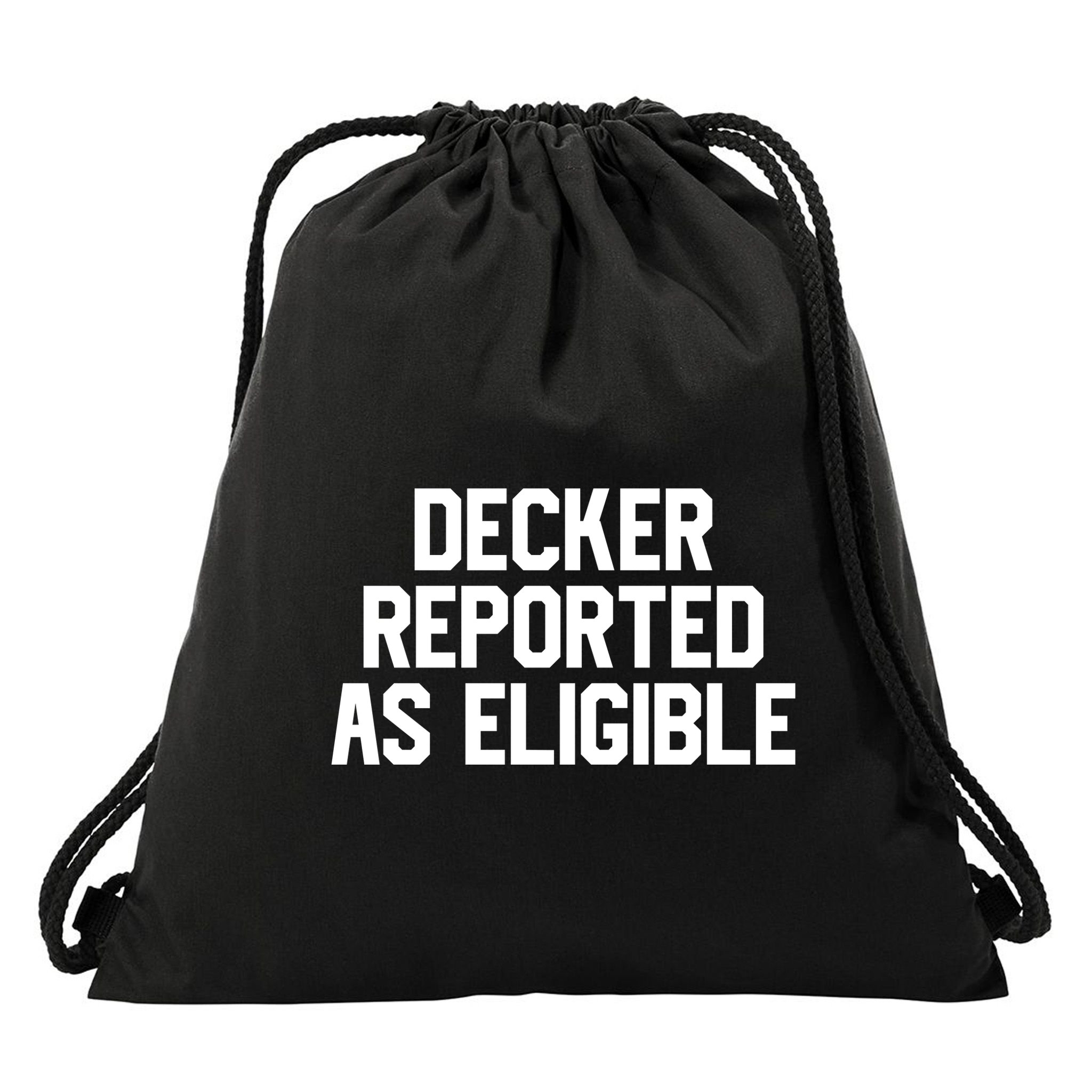Decker Reported As Eligible Drawstring Bag
