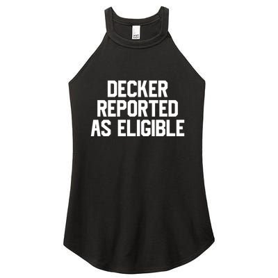 Decker Reported As Eligible Women's Perfect Tri Rocker Tank