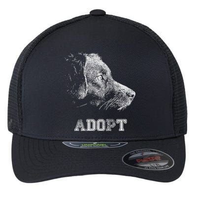 Dog Rescue And Adopt Flexfit Unipanel Trucker Cap