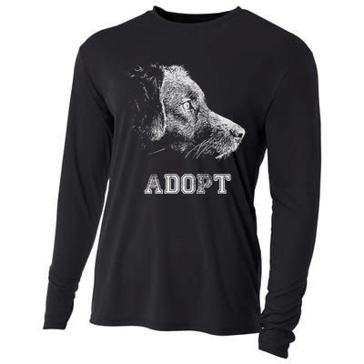 Dog Rescue And Adopt Cooling Performance Long Sleeve Crew