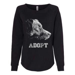 Dog Rescue And Adopt Womens California Wash Sweatshirt