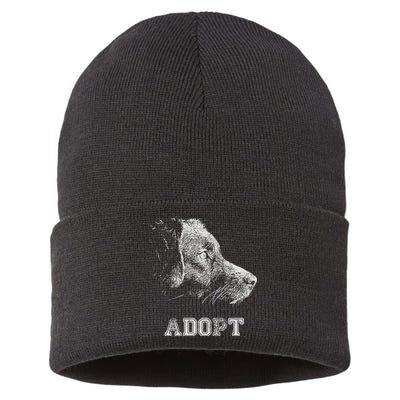 Dog Rescue And Adopt Sustainable Knit Beanie