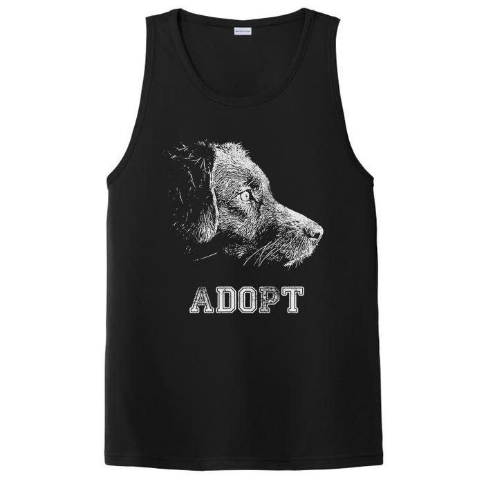 Dog Rescue And Adopt PosiCharge Competitor Tank