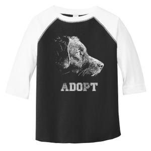 Dog Rescue And Adopt Toddler Fine Jersey T-Shirt