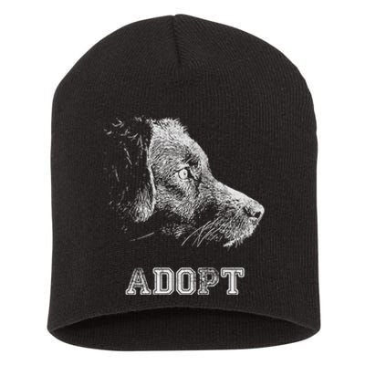 Dog Rescue And Adopt Short Acrylic Beanie