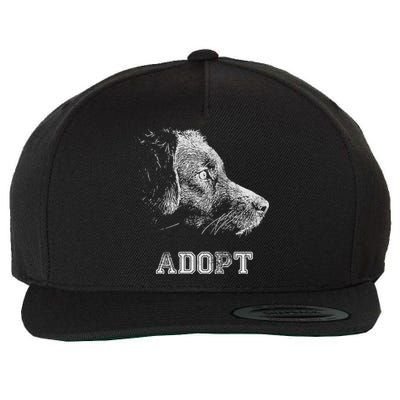 Dog Rescue And Adopt Wool Snapback Cap