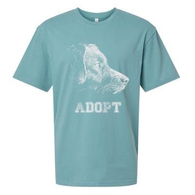 Dog Rescue And Adopt Sueded Cloud Jersey T-Shirt