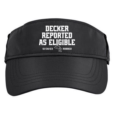Decker Reported As Eligible Detroit Football Adult Drive Performance Visor