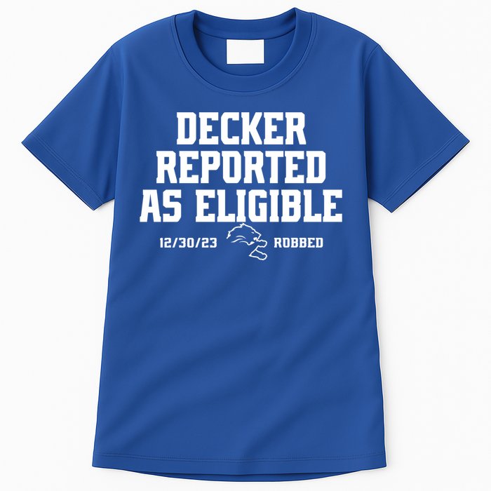 Decker Reported As Eligible Detroit Football Tall T-Shirt