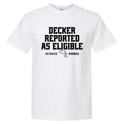 Decker Reported As Eligible Detroit Football Garment-Dyed Heavyweight T-Shirt