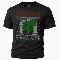 Dragon DnD Ugly Christmas Sweater Cooling Performance Crew T-Shirt