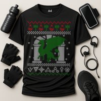 Dragon DnD Ugly Christmas Sweater Cooling Performance Crew T-Shirt