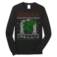 Dragon DnD Ugly Christmas Sweater Long Sleeve Shirt