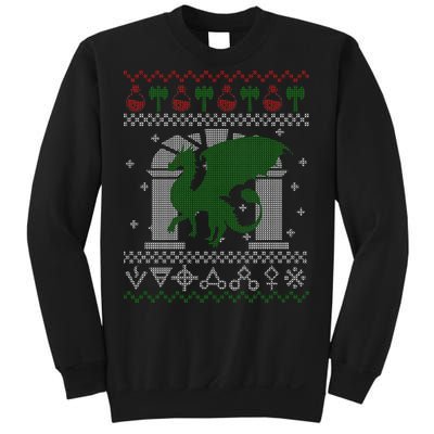 Dragon DnD Ugly Christmas Sweater Sweatshirt