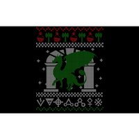 Dragon DnD Ugly Christmas Sweater Bumper Sticker