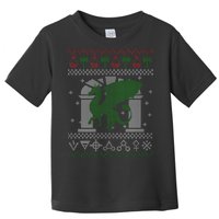 Dragon DnD Ugly Christmas Sweater Toddler T-Shirt