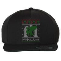 Dragon DnD Ugly Christmas Sweater Wool Snapback Cap