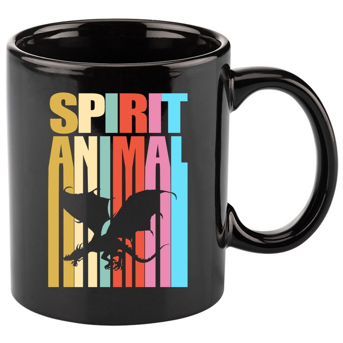 Dragon Spirit Animal 11oz C Handle Ceramic Mug