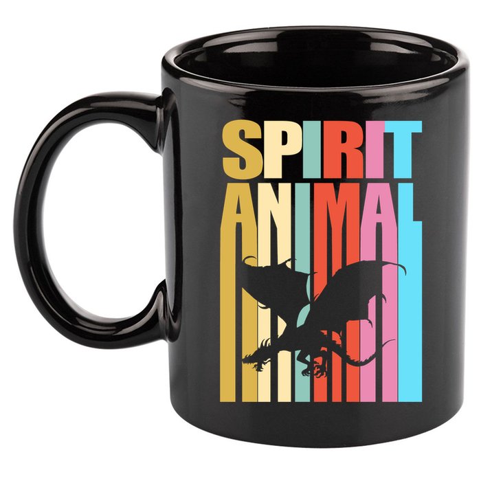 Dragon Spirit Animal 11oz C Handle Ceramic Mug