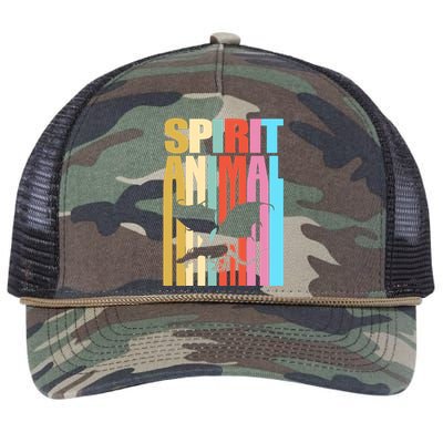 Dragon Spirit Animal Retro Rope Trucker Hat Cap