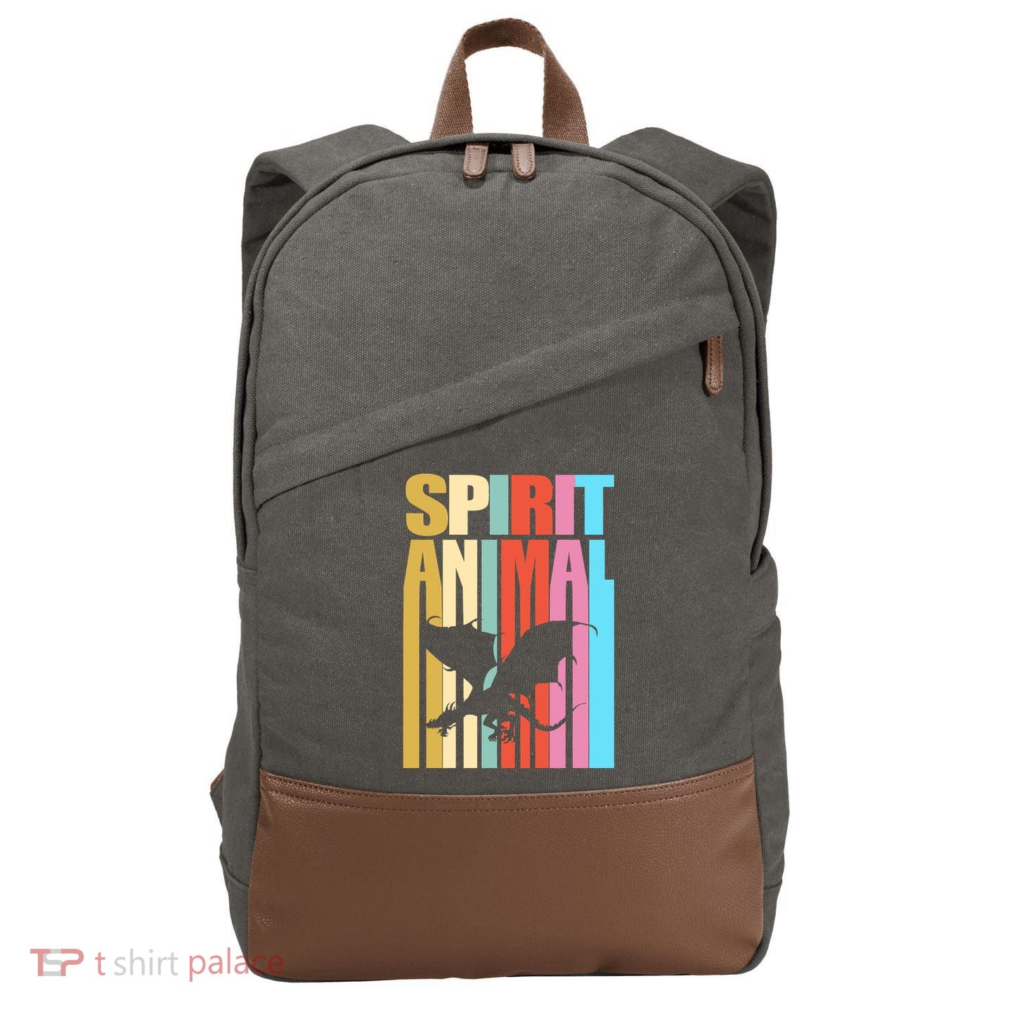 Dragon Spirit Animal Cotton Canvas Backpack