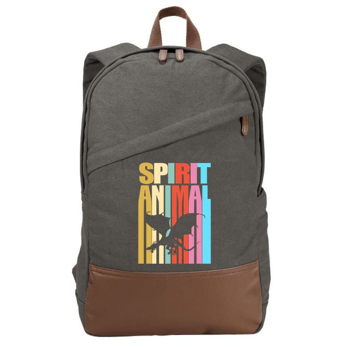 Dragon Spirit Animal Cotton Canvas Backpack