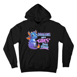 Dragons Are A Girl's Best Friend Cute Baby Dragon Hoodie