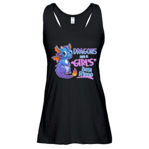 Dragons Are A Girl's Best Friend Cute Baby Dragon Ladies Essential Flowy Tank