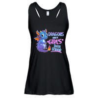 Dragons Are A Girl's Best Friend Cute Baby Dragon Ladies Essential Flowy Tank