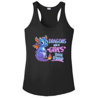 Dragons Are A Girl's Best Friend Cute Baby Dragon Ladies PosiCharge Competitor Racerback Tank