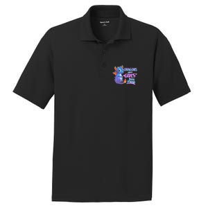 Dragons Are A Girl's Best Friend Cute Baby Dragon PosiCharge RacerMesh Polo