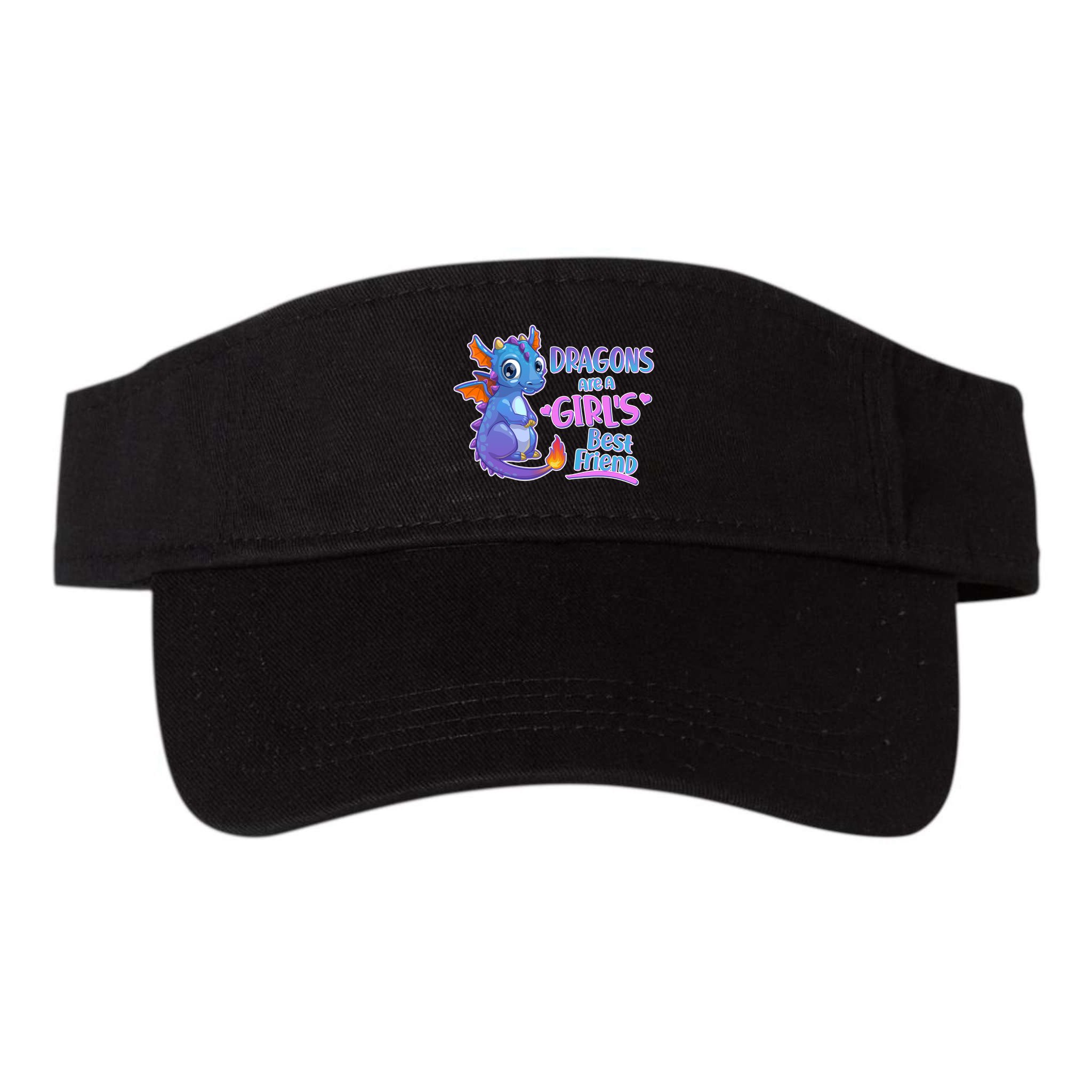 Dragons Are A Girl's Best Friend Cute Baby Dragon Visor