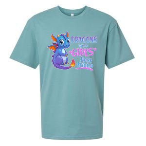 Dragons Are A Girl's Best Friend Cute Baby Dragon Sueded Cloud Jersey T-Shirt