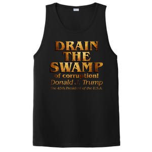 Drain The Swamp of Corruption! Donald Trump 45th President PosiCharge Competitor Tank