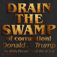Drain The Swamp of Corruption! Donald Trump 45th President Trucker Hat