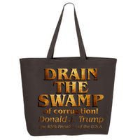 Drain The Swamp of Corruption! Donald Trump 45th President 25L Jumbo Tote